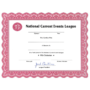 NCEL Certificate