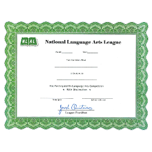 NLAL Certificate