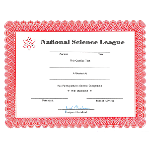 NSL Certificate